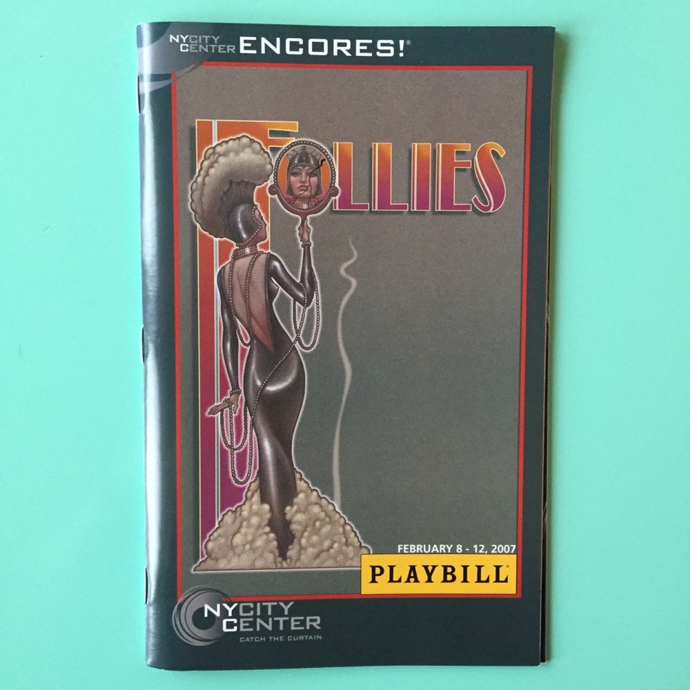 Playbill Follies Victoria Clark Donna Murphy Victor Garber Stephen Sondheim 2007